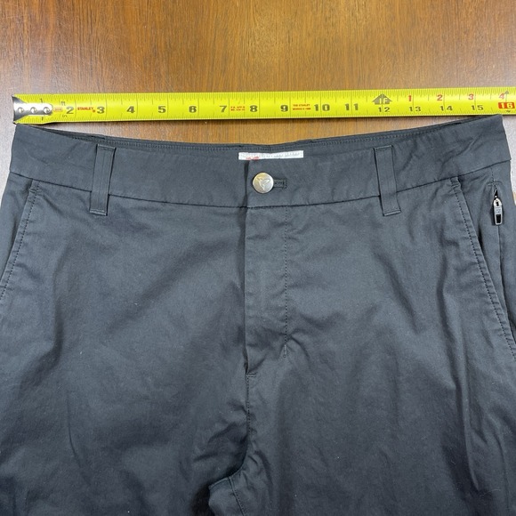 Birddogs Men's Size 32x30 Black Cotton Blend Slim Flit Stretch Khaki Pants - Picture 7 of 8